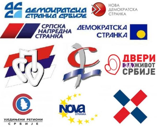 Amblemi nekih političkih partija