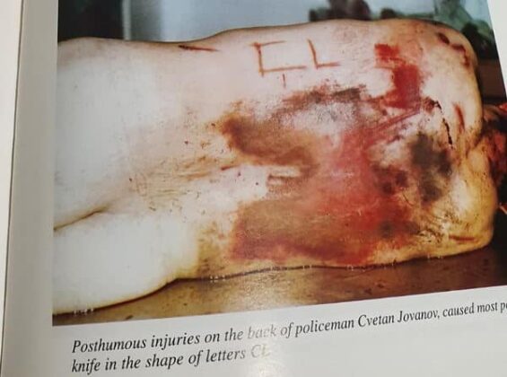 Leđa policajca Cvetana Jovanova